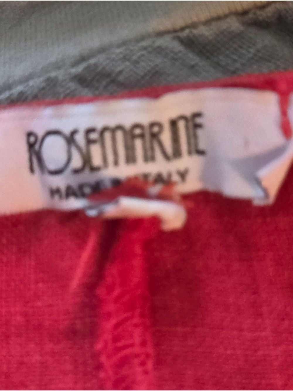 Rosemarine Red 100% Linen Eyelet Hem Tunic Dress Size Large - Picture 9 of 10